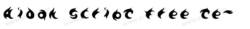 Aidan script free te字体转换